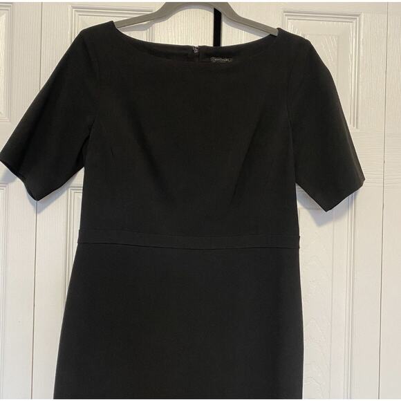 Ann Taylor Black Cocktail Dress Size 4 - Picture 2 of 7